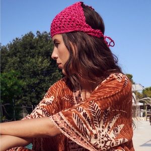 Zara limited edition crochet bandana